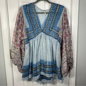 Free People Women's Tops Aliyah Blouse Size Medium